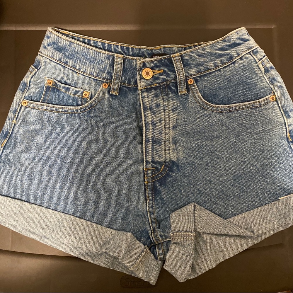 Forever 21 Curvy Denim Shorts